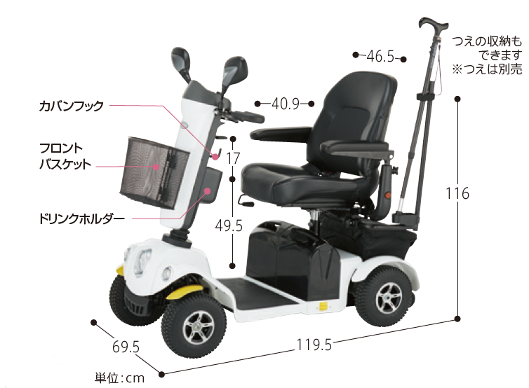 ハンドル形電動車椅子 - その他